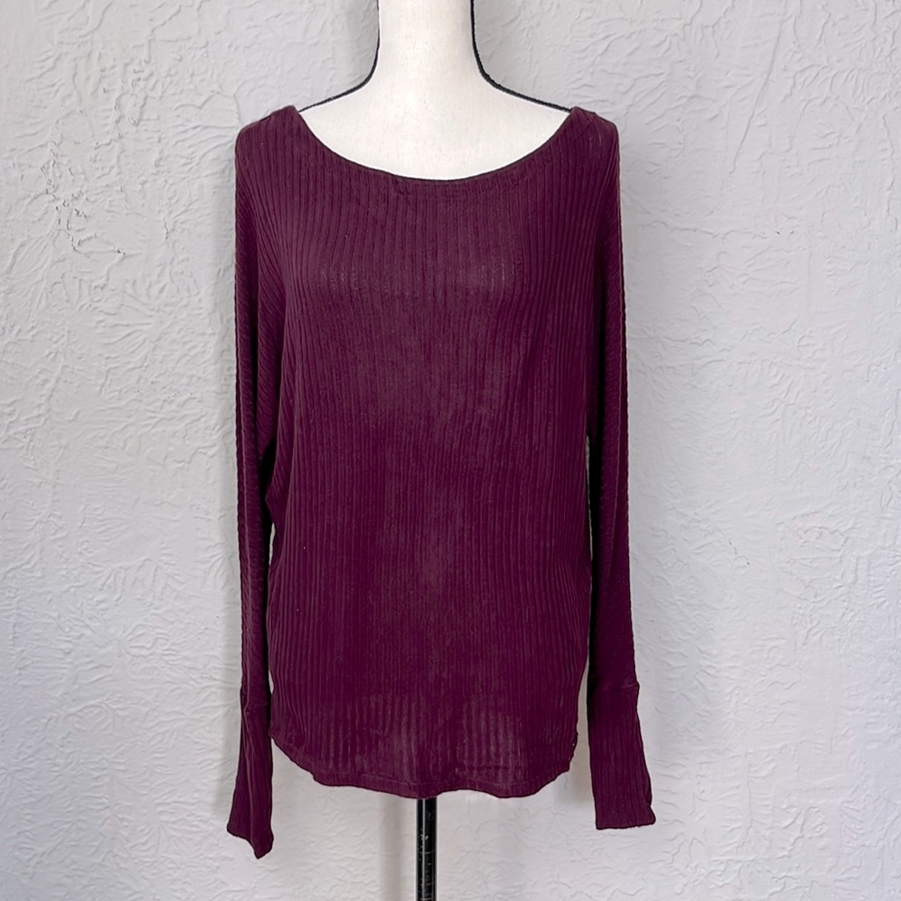 Lucky Brand Ribbed Dolman Sweater